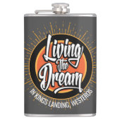 Het leven van de droom heupfles (Voorkant)