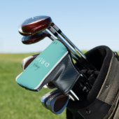 Het leven van de droom Monogram Turquoise Golfheadcover (Insitu)