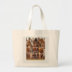 Het leven van de eerste mensen Mok Grote Tote Bag