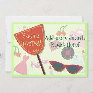 Het leven van de glam kaart