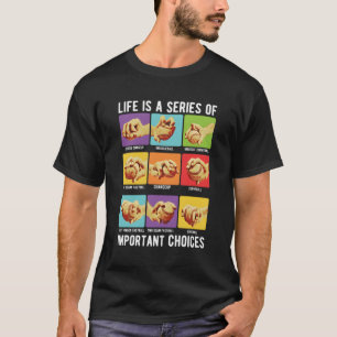 Het leven van de honkballer is een reeks belangrij t-shirt