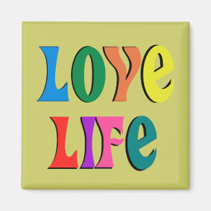 HET LEVEN VAN DE LIEFDE! klantgericht Christelijk Magneet