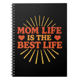 Het leven van de moeder is het beste leven - Moede Notitieboek