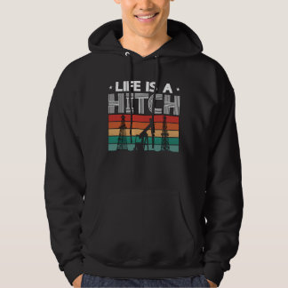 Het leven van de olieveldwerker is een Hitch-retro Hoodie
