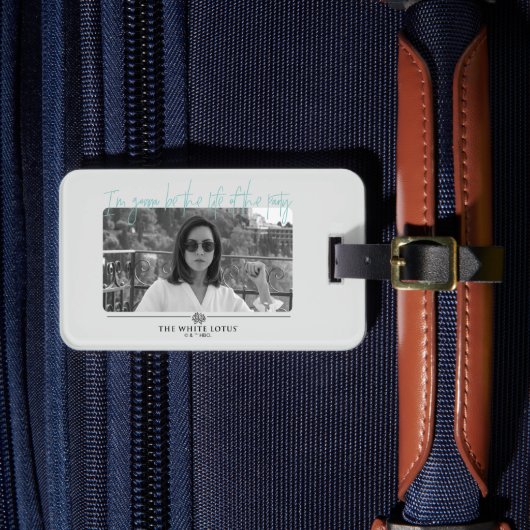 Het leven van de partij - De witte lotus Bagagelabel (Voorkant Insitu 4)