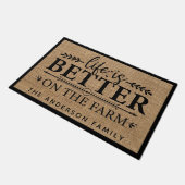 Het leven van de Robuuste landen is beter op het B Deurmat (Schuin)