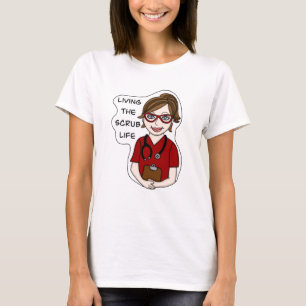 Het leven van de Scrub   Humor voor medisch beroep T-shirt