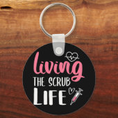 Het leven van de Scrub-verpleegster die het leven  Sleutelhanger (Voorkant)