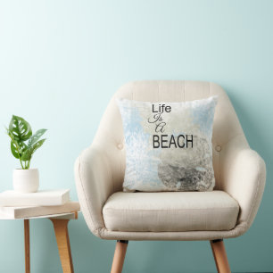 Het leven van de zanddollar is een strand quote kussen