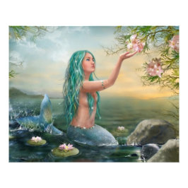 Het leven van de Zeemeermin Foto Afdruk