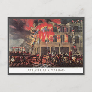 Het leven van een brandweerman, Business Brandwee Briefkaart
