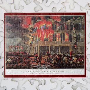 Het leven van een brandweerman, Business Brandwee Legpuzzel
