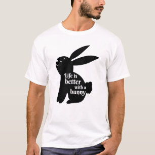 Het leven van een Bunny Rabbit is beter met een bu T-shirt
