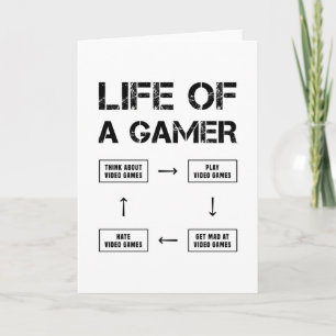 Het leven van een gamer video games Gift Kaart