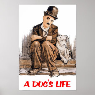 Het Leven Van Een Hond Charlie Chaplin 1918 Klassi Poster