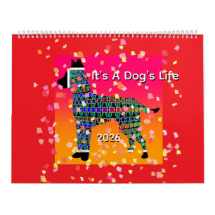 Het leven van een hond is leuk kalender