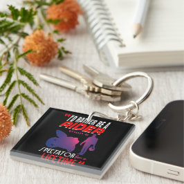 Het leven van een motorrijder: rijden, niet kijken sleutelhanger