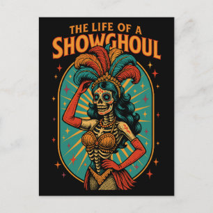 Het leven van een Showghoul Feestdagenkaart