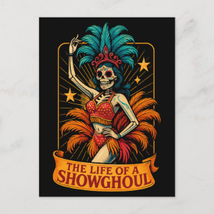 Het leven van een Showghoul Feestdagenkaart