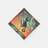 Het leven van een showgirl servet (Hoek)