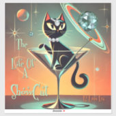 Het leven van een showgirl sticker (Vel)