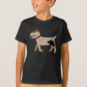 Het leven van een zware hond t-shirt (Voorkant)
