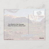 Het leven van Giovanni Segantini Briefkaart (Achterkant)