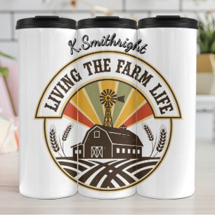 Het leven van het Boerderij Thermosbeker