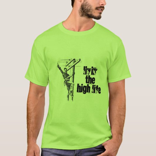 Het leven van het High Life Tshirt (Voorkant)