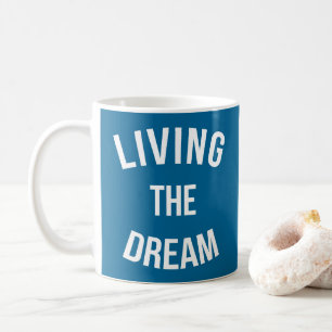 Het leven van het Motivatie citaat van de Dream Koffiemok