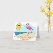 Het Leven van het strand Kaart (Gele Bloem)