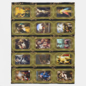 Het leven van Jezus Christus Fleece Deken (Voorkant)