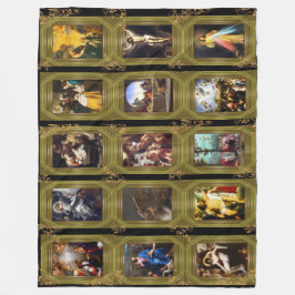 Het leven van Jezus Christus Fleece Deken