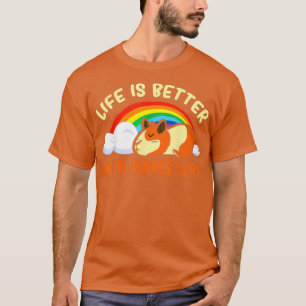 Het leven van knaagdieren is beter met hamsters kl t-shirt