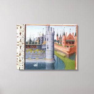 Het leven van Louis II "De Stammerer" Canvas Afdruk