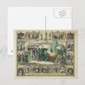 Het leven van Martin Luther & Heroes van de Hervor Briefkaart (Voorkant / Achterkant)