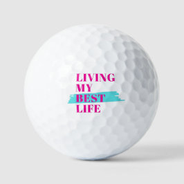 Het leven van mijn beste leven, een nieuw cadeau v golfballen