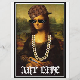 Het Leven van Mona Lisa Thug Life Art