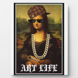 Het Leven van Mona Lisa Thug Life Art Fotoplaat