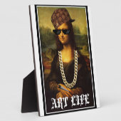 Het Leven van Mona Lisa Thug Life Art Fotoplaat (Zijkant)
