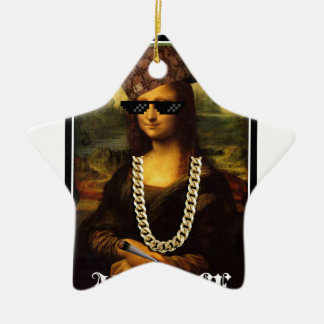 Het Leven van Mona Lisa Thug Life Art Keramisch Ornament