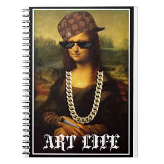 Het Leven van Mona Lisa Thug Life Art Notitieboek