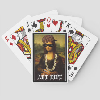 Het Leven van Mona Lisa Thug Life Art Pokerkaarten