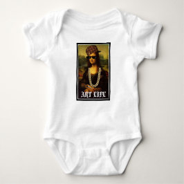 Het Leven van Mona Lisa Thug Life Art Romper
