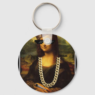 Het Leven van Mona Lisa Thug Life Art Sleutelhanger