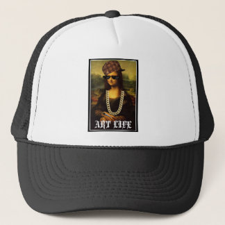 Het Leven van Mona Lisa Thug Life Art Trucker Pet