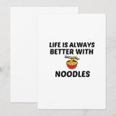 HET LEVEN VAN NOODEN IS BETER BEDANKKAART (Voorkant / Achterkant)