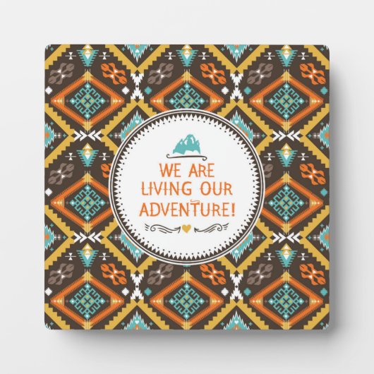 Het leven van ons avontuur fotoplaat (Voorkant)