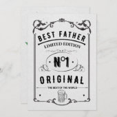 Het leven van papa, het beste leven kaart (Voorkant / Achterkant)