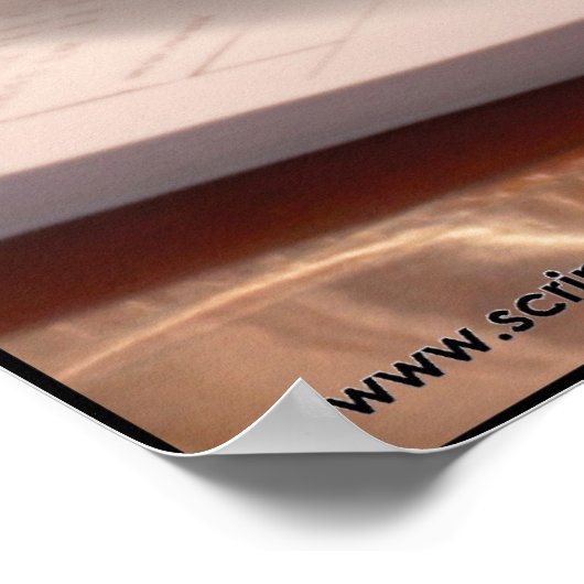 Het leven van Scriptwriter Supersized Poster (Hoek)